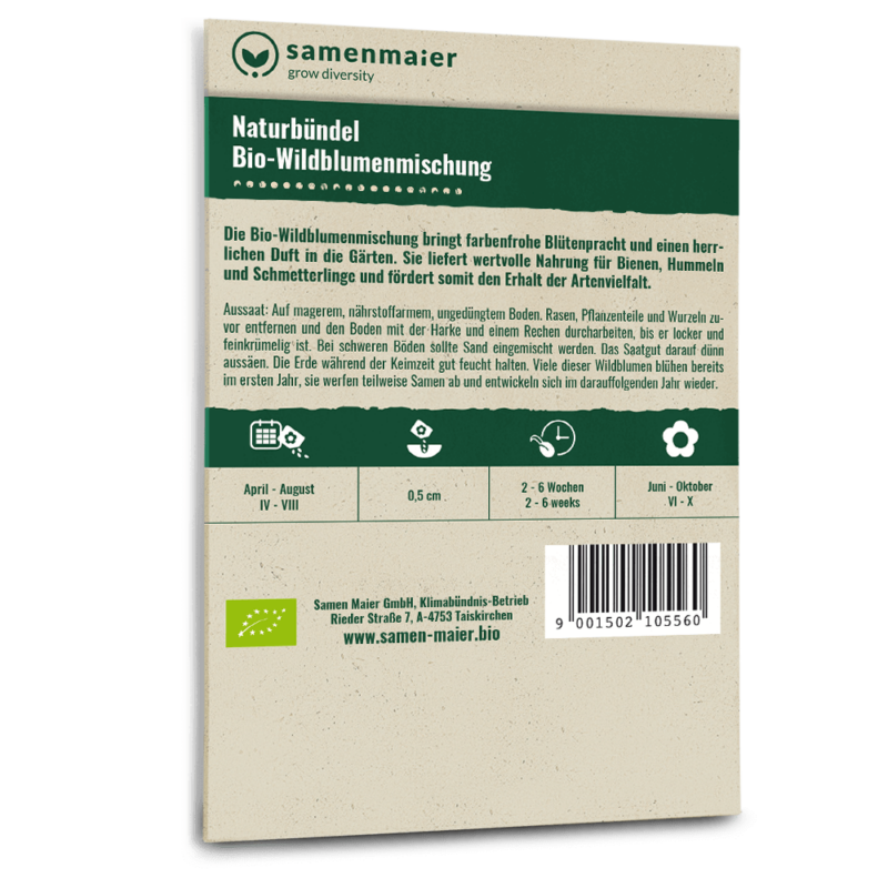 BIO Wildblumenmischung Naturbündel – Bild 2