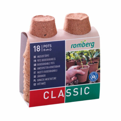 Anzuchttöpfe rund 8cm, 18 Stück