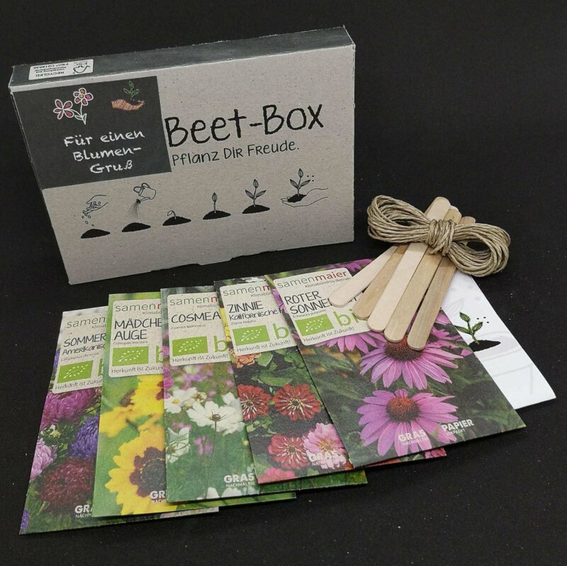 Beet-Box "Für einen Blumen-Gruß"