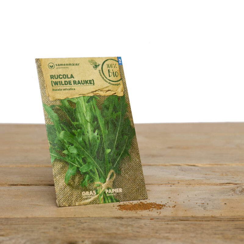 Bio Saatgut Rucola Wilde Rauke von Samen Maier