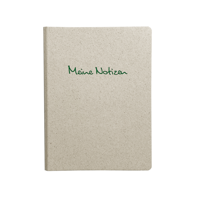 Notizbuch aus Graspapier