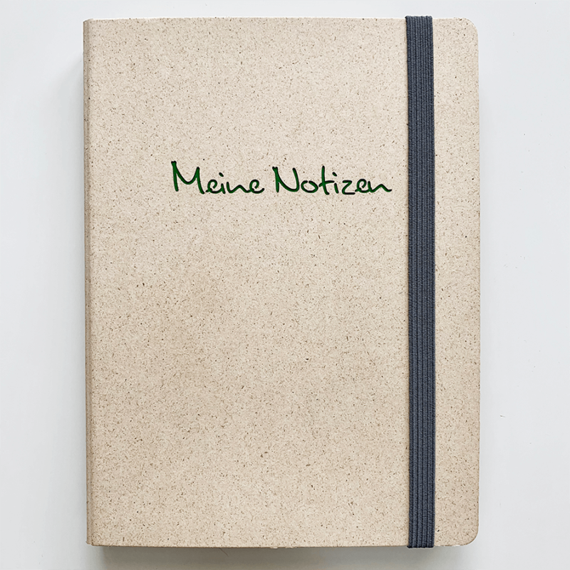 Notizbuch aus Graspapier