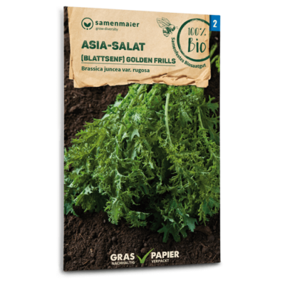 BIO Asia-Salat (Blattsenf) Golden Frills