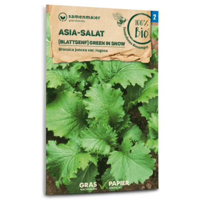 BIO Asia-Salat (Blattsenf) Green in Snow