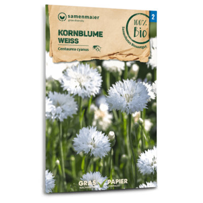 BIO Kornblume weiß