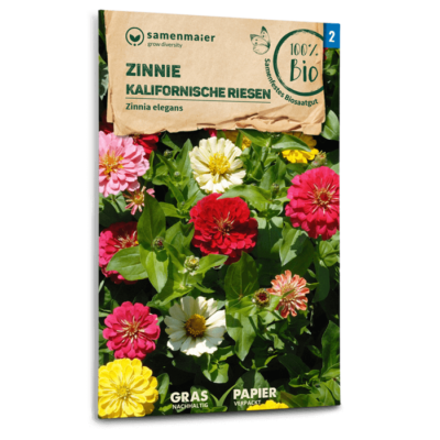 BIO Zinnie Kalifornische Riesen
