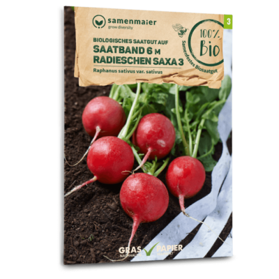 BIO Saatband Radieschen Saxa 3