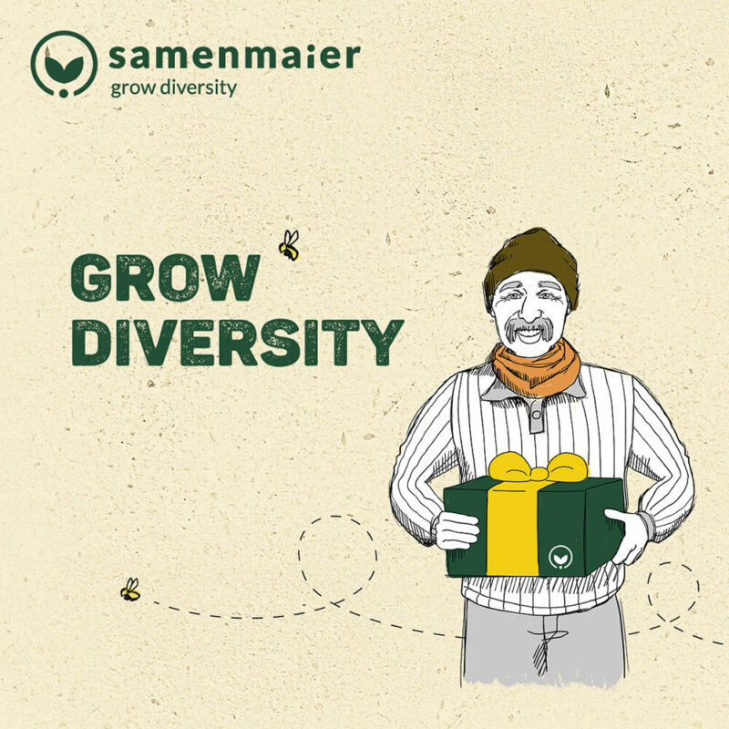 Grow Diversity Geschenkgutschein "Humphrey Snowgart" von Samen Maier