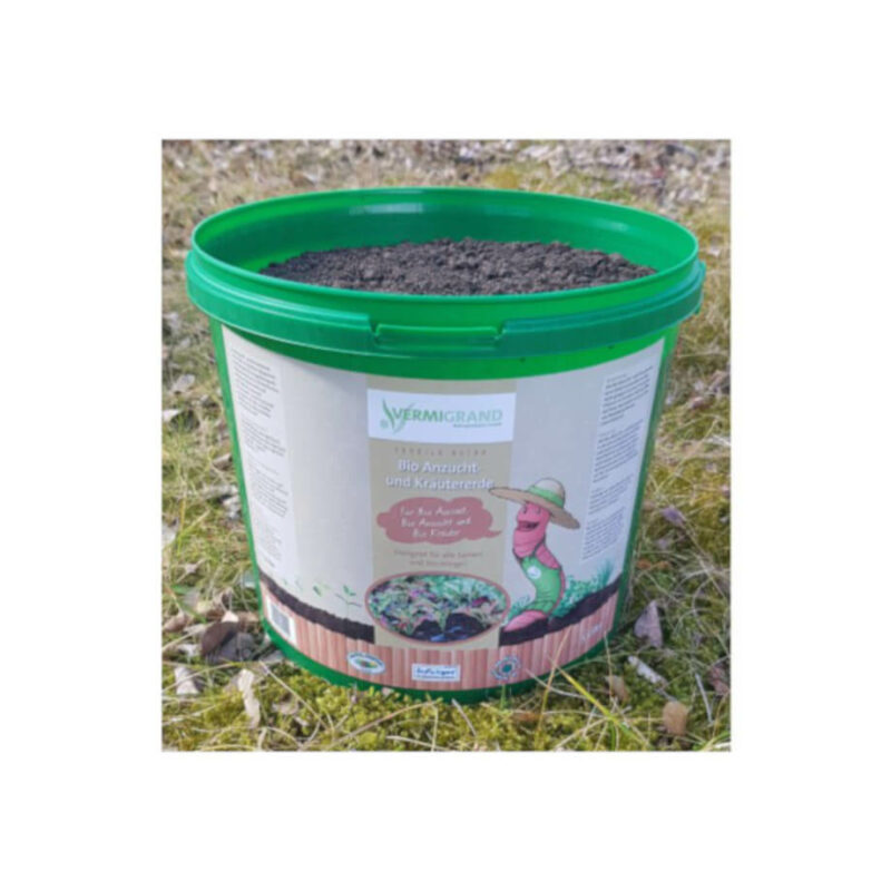 Vermigrand Bio Kräuter- und Anzuchterde 5lt