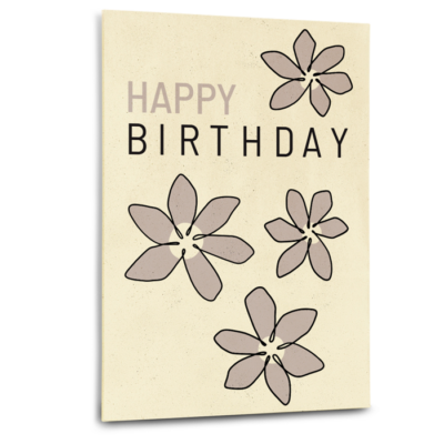 Grußkarte "Happy Birthday"