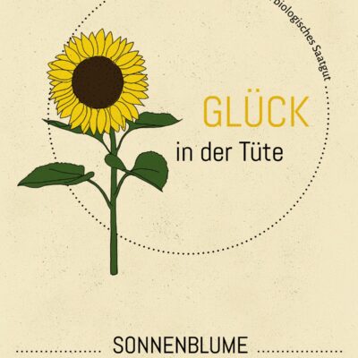 Dein Design - Sonnenblume Vorlage 1