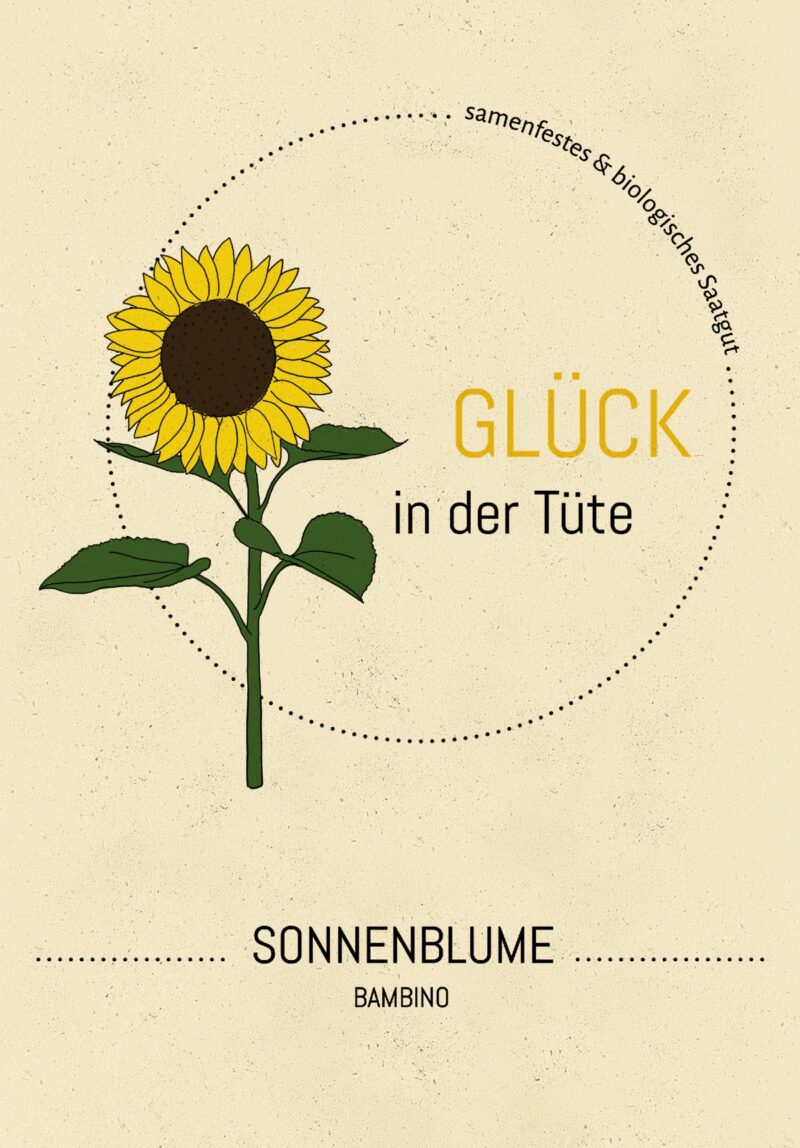 Dein Design - Sonnenblume Vorlage 1