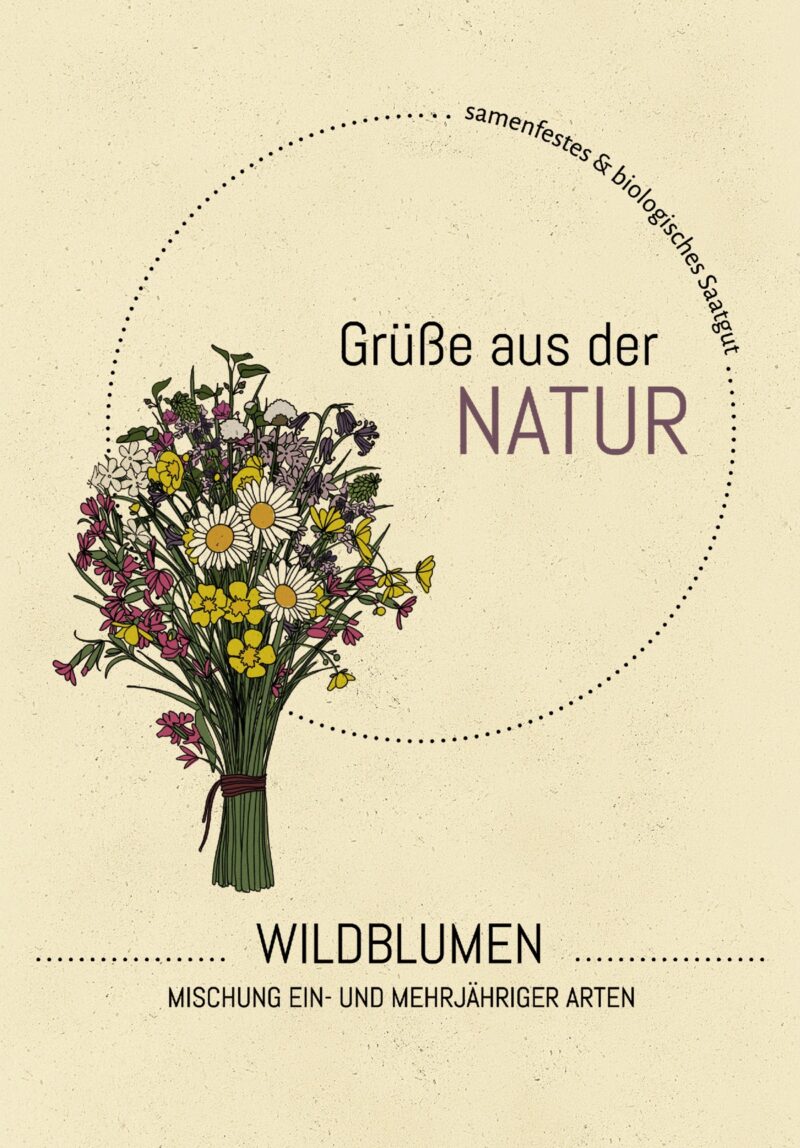 Dein Design - BIO Wildblumenmischung Vorlage 1