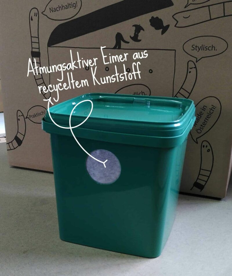 Startpopulation Kompostwürmer ( 500 Stück ) in 4-6 Liter Substrat – Bild 2