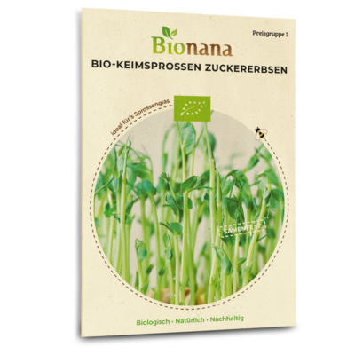 Bio-Keimsprossen Zuckererbsen