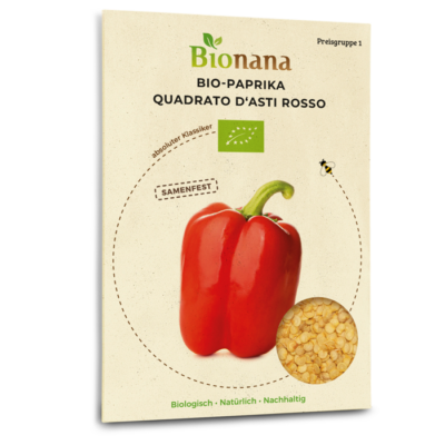 Bio-Paprika „Quadrato d‘Asti Rosso“