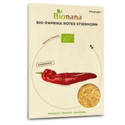Bio-Paprika „Rotes Stierhorn“