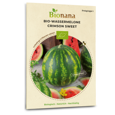 Bio-Wassermelone „Crimson Sweet“