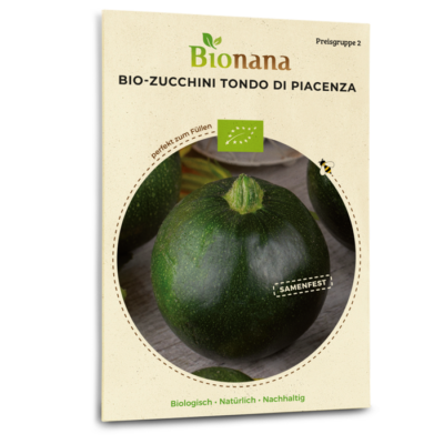 Bio-Zucchini „Tondo di Piacenza“