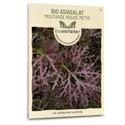BIO Asia-Salat Moutarde rouge metis