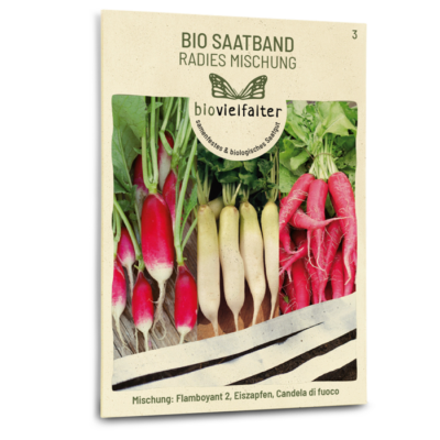 BIO Saatband Radies Mischung