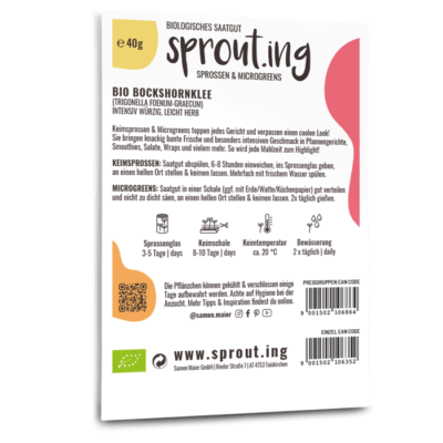 BIO Sprossen / Microgreens Bockshornklee