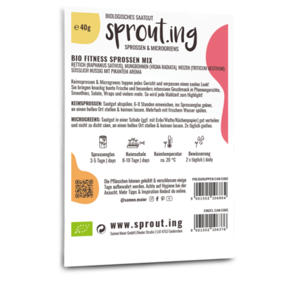 BIO Sprossen / Microgreens Fitness Sprossen Mix