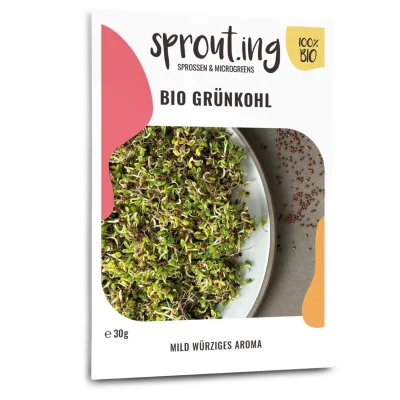BIO Sprossen / Microgreens Grünkohl