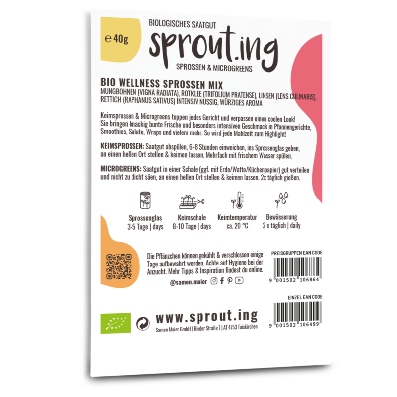 BIO Sprossen / Microgreens Wellness Sprossen Mix – Bild 2