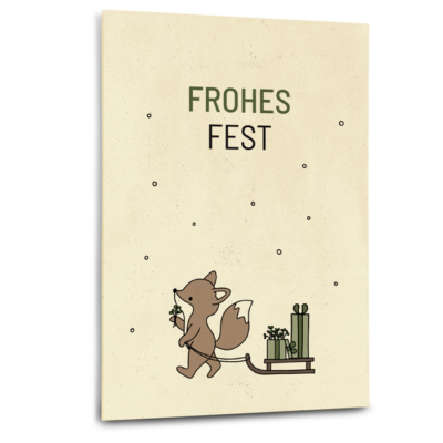 Grußkarte "Frohes Fest"