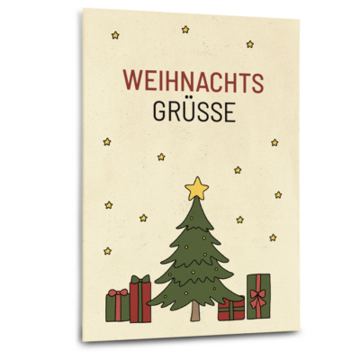Grußkarte "Weihnachtsgrüße"