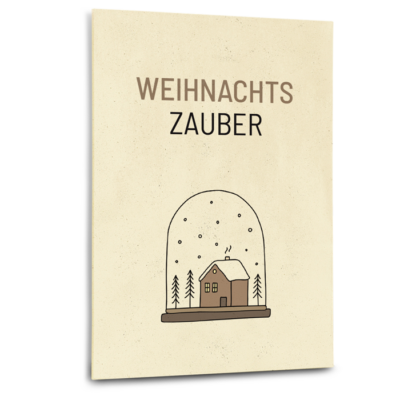 Grußkarte "Weihnachtszauber"