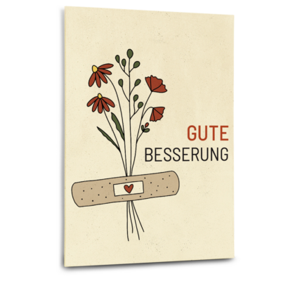 Grußkarte "Gute Besserung"