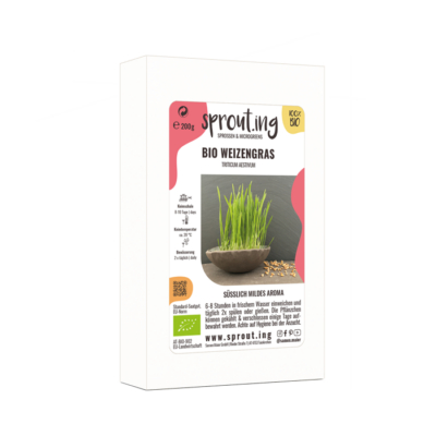 Vorteilsmenge: BIO Sprossen / Microgreens Weizengras