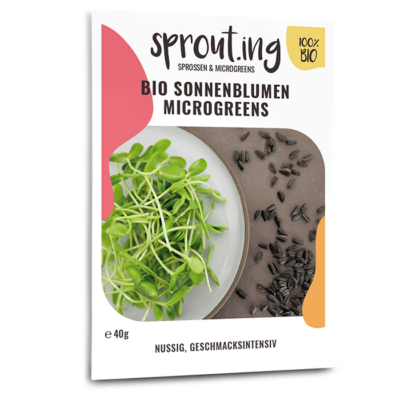 BIO Sprossen / Microgreens Sonnenblumen