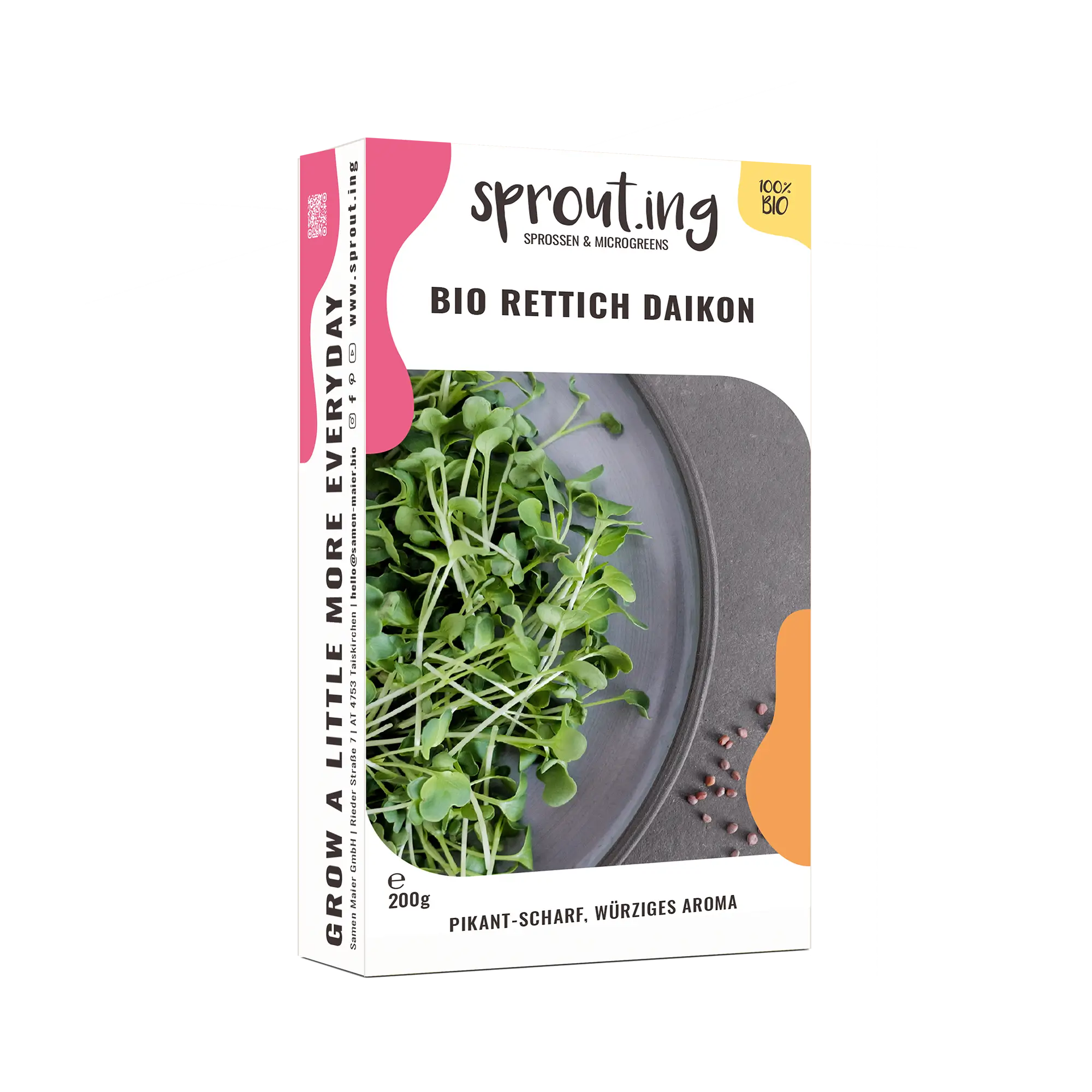 Vorteilsmenge: BIO Sprossen / Microgreens Rettich Daikon