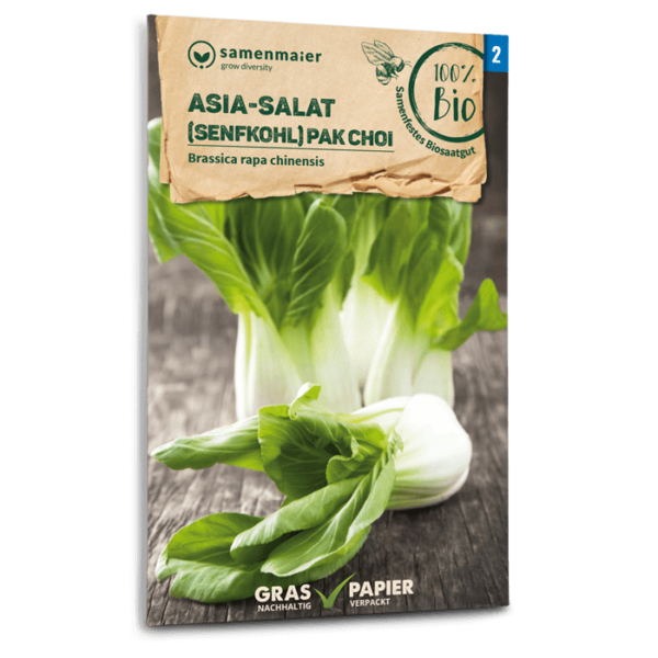 Organic Asian cabbage (Pak choi)