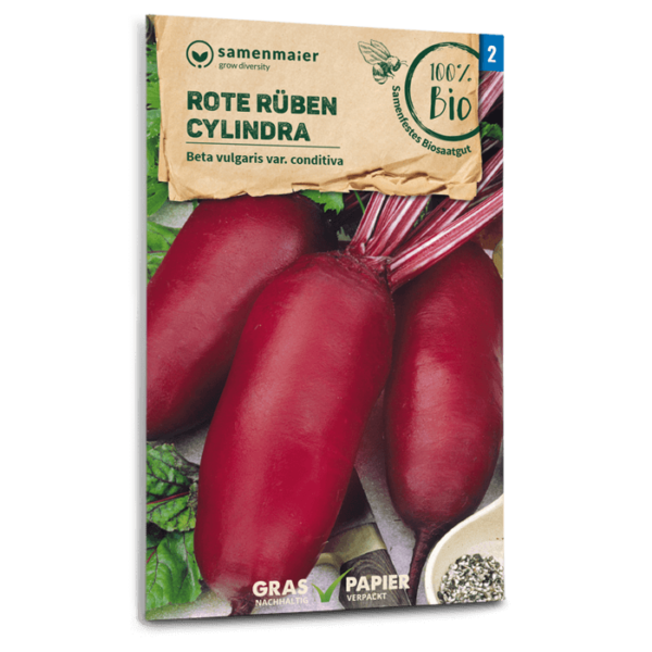 Organic red beets Cylindra